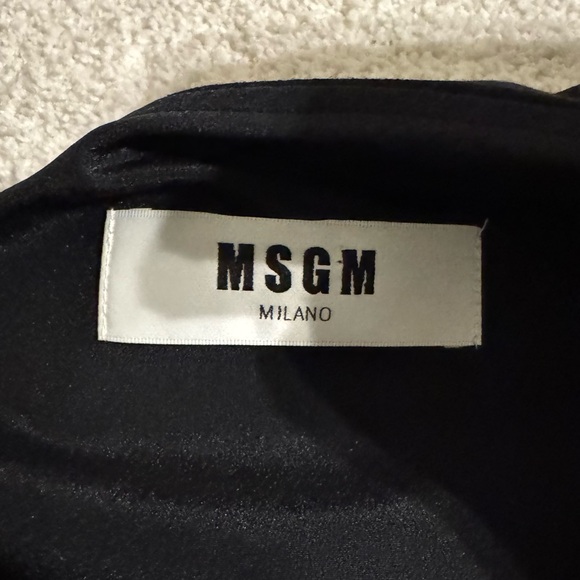 MSGM Ruffled One Shoulder Mini Dress - Picture 4 of 7